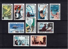 AUSTRALIA  ANTARCTIC TERRITORY   1966  Mi 8-18 ( NO 5c ISSUED 1968 )  MNH**