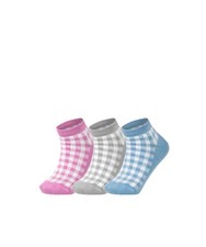 Esprit Sneakersocken Pixel Checks 3-Pack Kind...