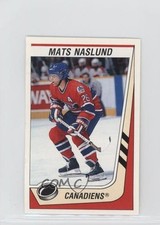 1989-90 Panini Album Stickers Mats Naslund #234 8tn