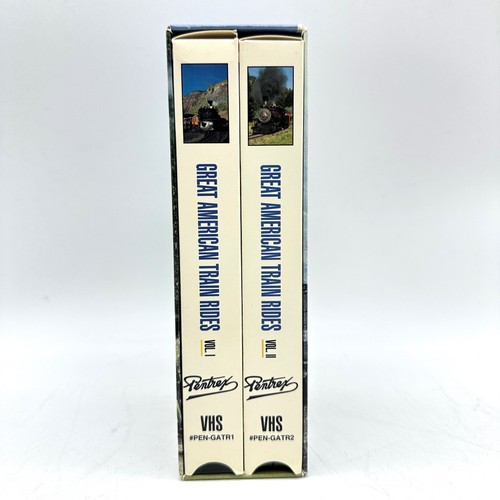 (VHS) Set of 2 Great American Train Rides Vol. I & II Box Set - Picture 4 of 6