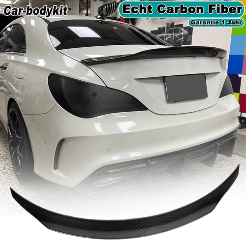 Carbon Spoiler Abrisskante Lippe Heckspoiler für Mercedes C117 CLA180 250 13-19  - Bild 1 von 12