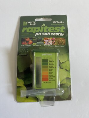 Luster Leaf  Rapitest  pH Soil Tester - Contains 10 pH Tests NEW