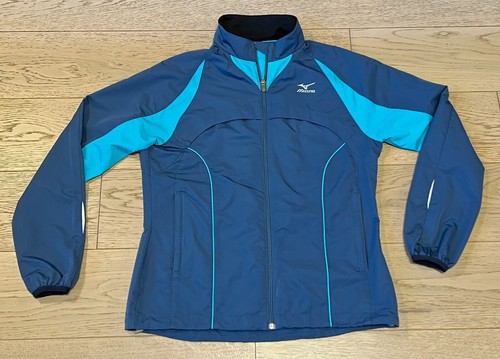 Mizuno running jacket UK 10 size Small women's windbreaker activewear - Picture 21 of 21
