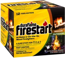 Duraflame Firestart Indoor/Outdoor Firelighters, 12 Pack , Yellow
