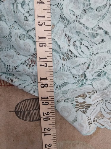 Mega Design Aqua Green Top Lace Mesh Size M/L - Picture 8 of 10