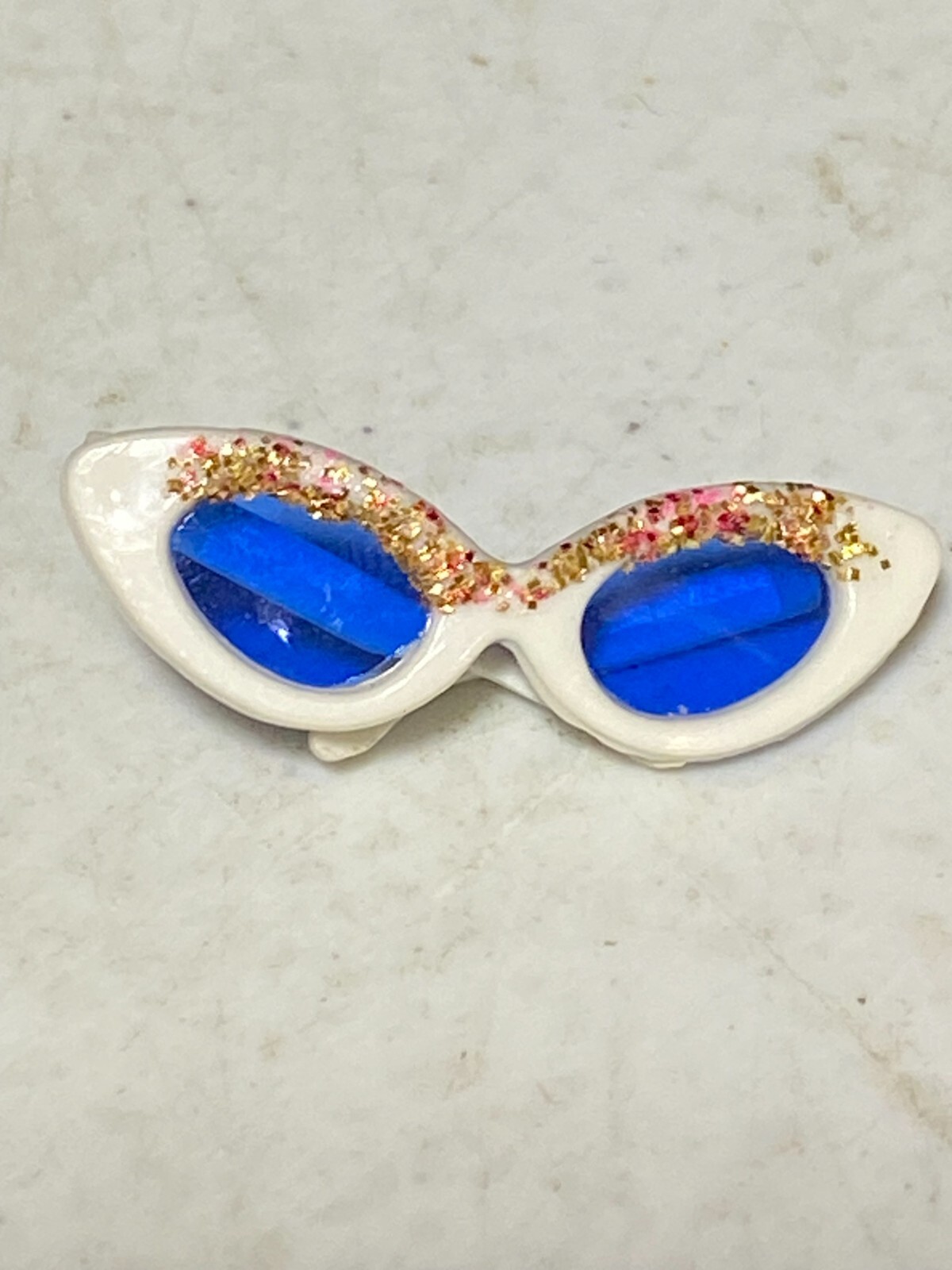Vintage Barbie White Cat Eye Glitter Sunglasses eBay