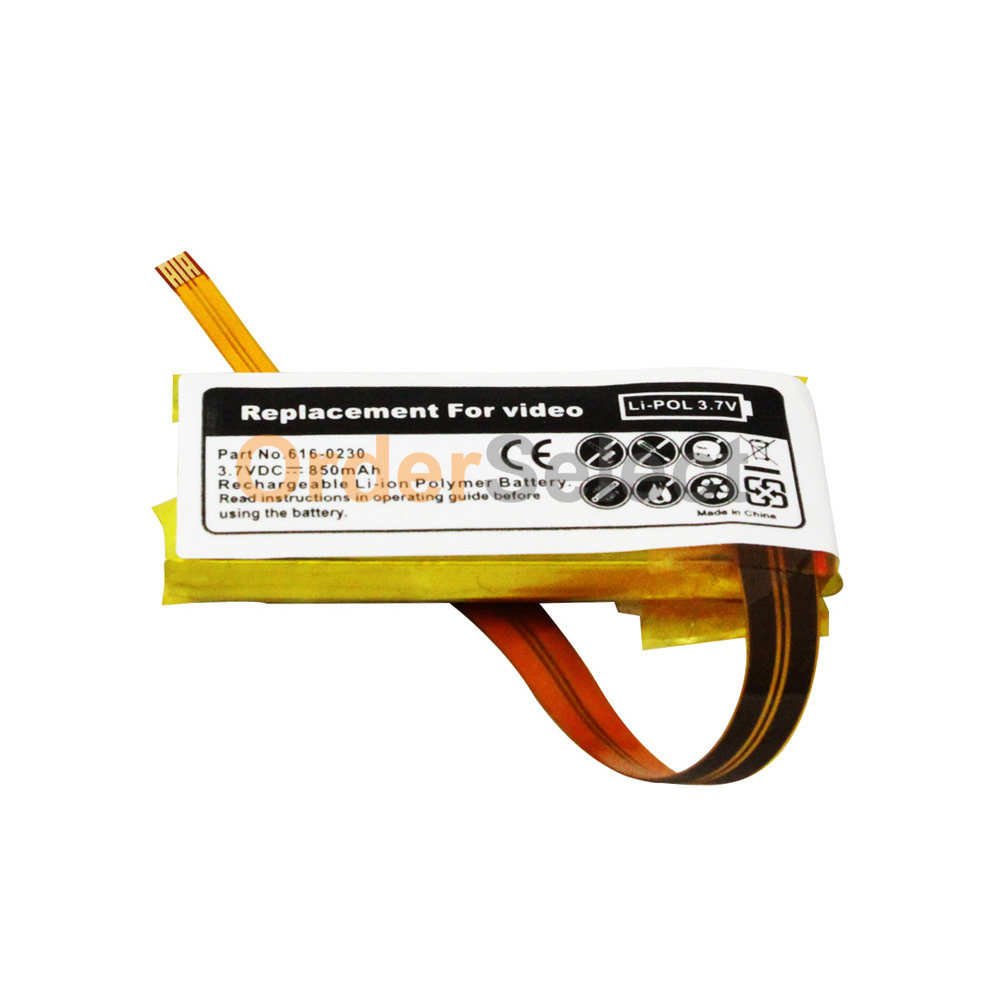 2 NEW Replacement Battery for Apple iPod 7th Gen Classic 80GB 6160232