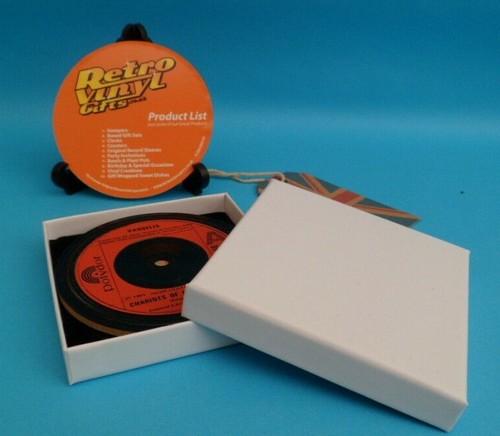 DRINKS COASTERS - Upcycled Vinyl SINGLES Records Great Songs / Artists (LIST 3.) - Picture 888 of 1,006