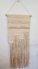 Macrame Woven Wall Hanging Tapestry BOHO Chic Bohemian Art Wall Decor