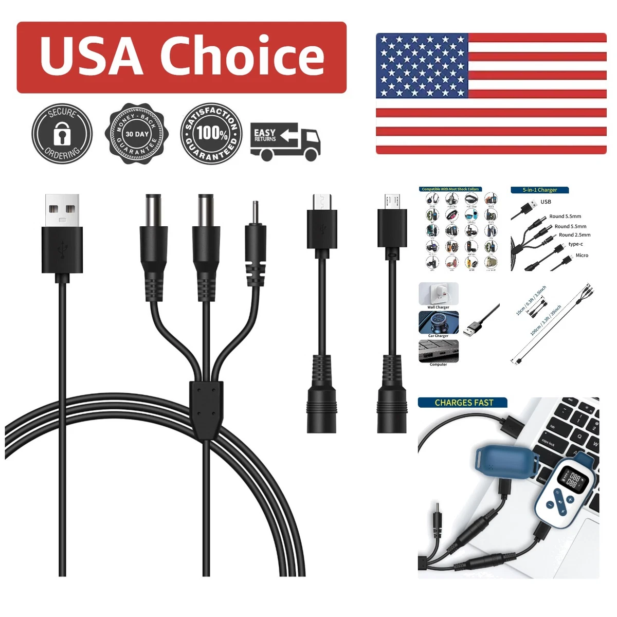 Patpet shock cheap collar charger