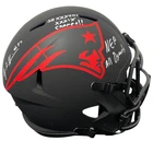 Rodney Harrison Signed Patriots Eclipse Full Size FS Helmet w/ 2 Insc. BAS COA