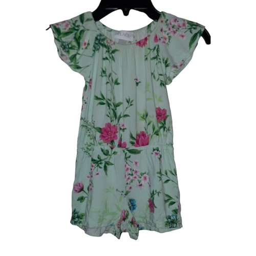 Place Girl's Green Romper Size XS (4)