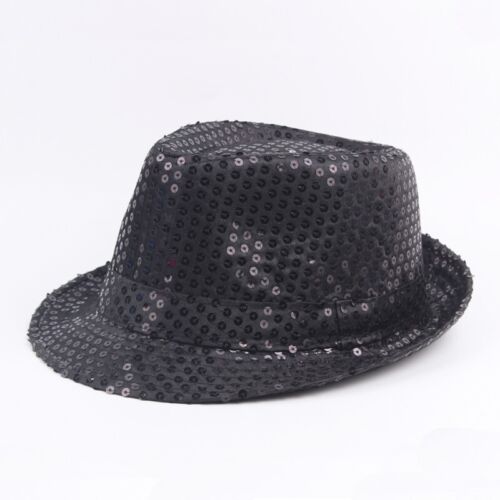 Paillettenhut Clubstyle Disco-Hut Partyhut Trilby Hut Blink Fedora Glitzerhut - Bild 11 von 19