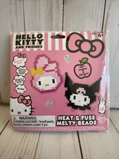 Hello Kitty Craft Kits Heat Fuse Melt Beads Kuromi  My Melody Sanrio Gift Idea