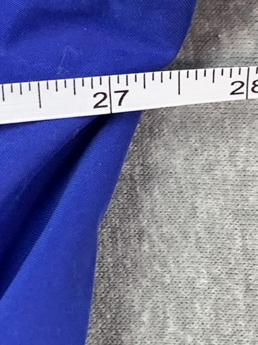 Trench coat clásico Lands End para mujer 2XL* azul a cuadros forrado cuello alto cinturón trasero - Imagen 10 de 15