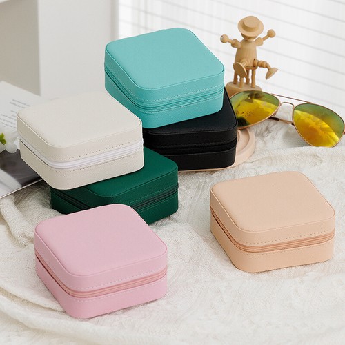 Portable Jewellery Box Organizer Travel Boxes Jewelry Ornaments Packaging Case - Picture 7 of 37