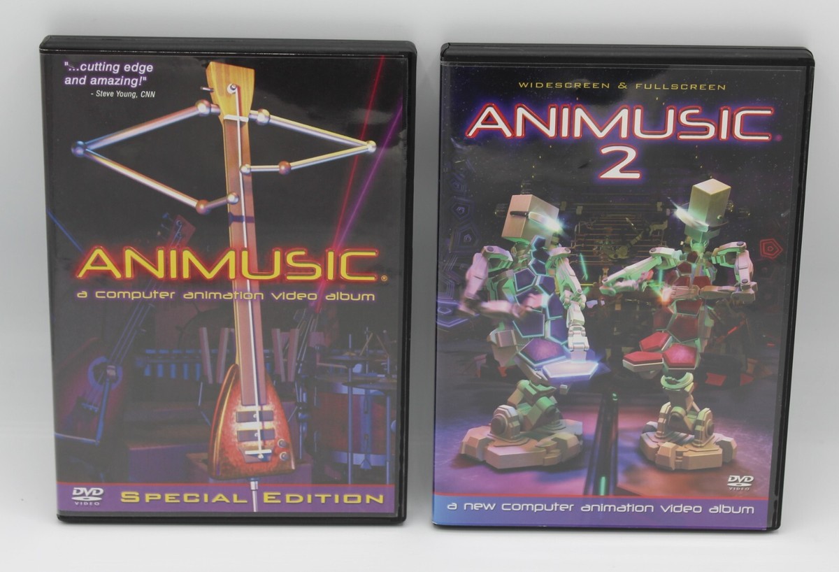 Animusic 1 and 2 DVD Computer animated animation Video Movie