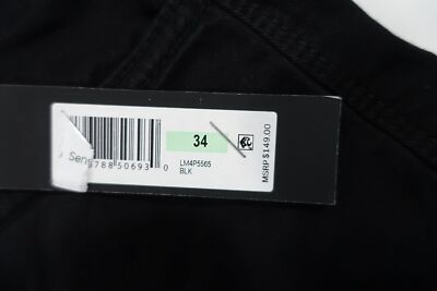 KARL LAGERFELD BLACK 34 CLOTH TWILL SLIM FIT COTTON 5 POCKET PANT