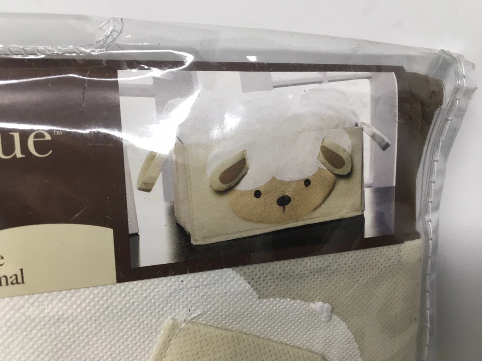 "Caja de almacenamiento plegable Little Lamb Baby Kids 12,5x8,5x6,5""" Foto 2 de 3
