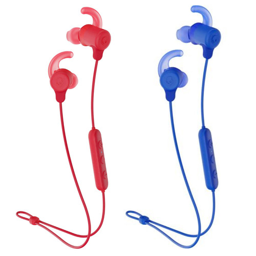 SKULLCANDY JIB+ ACTIVE HEADPHONES WIRELESS IN-EAR BUDS W/ MIC - RED OR BLUE thumbnail 2