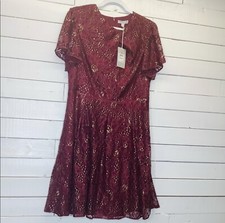Chelsea28 Wine colored dress NWT $159 retail size Large