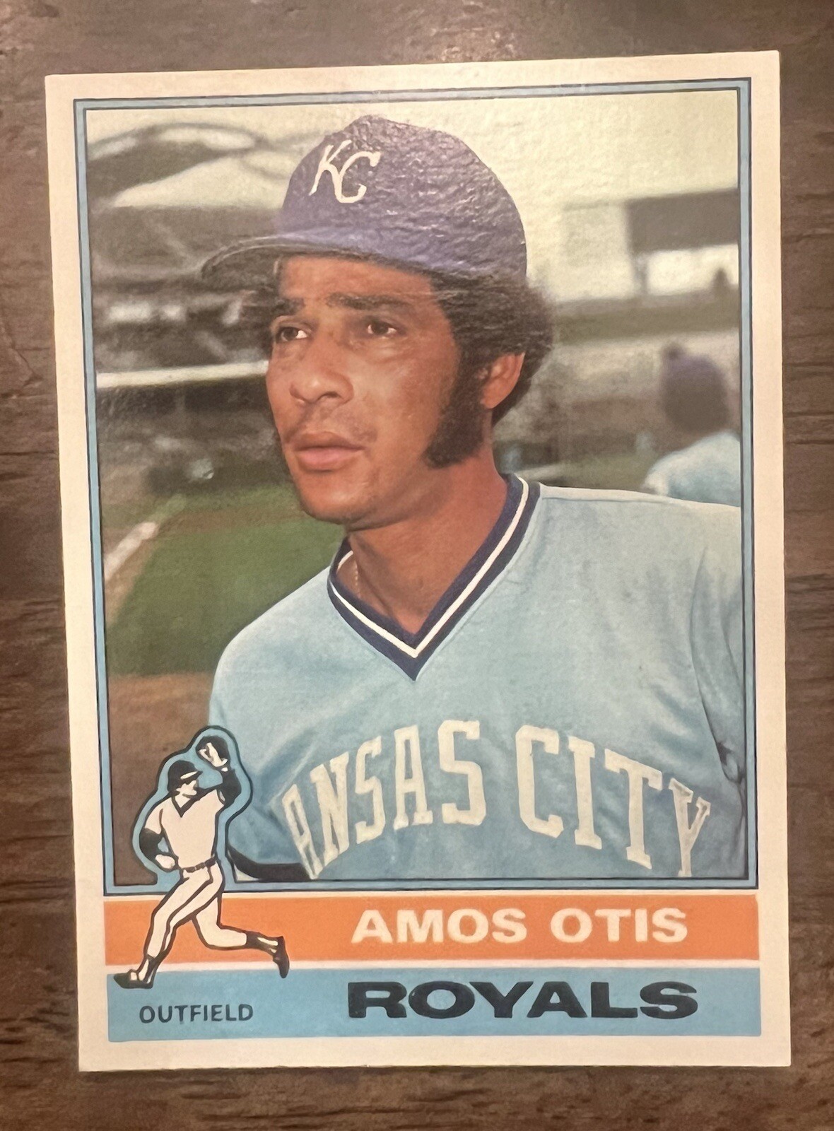 1976 Topps - #510 Amos Otis