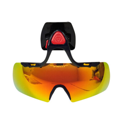 Occhiali da sole sportivi unisex - Protezione TR90 / UV400 (vino