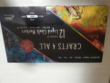 Crafts 4 ALL Liquid Chalk Markers For Blackboard Signs, Bistro 12 - Pack NEW