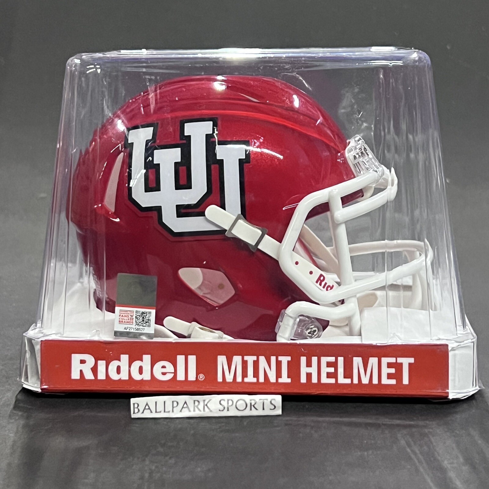 Riddell Ncaa Red Uu Alternate New!