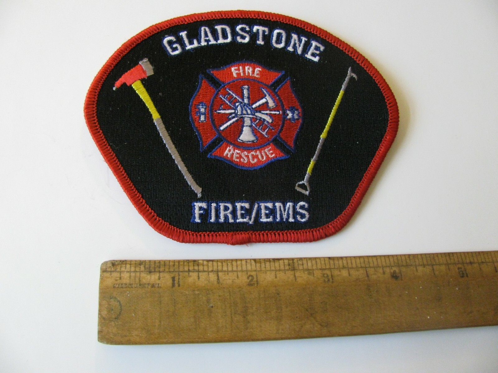 Gladstone Missouri Fire Rescue Dept Patch Iron On 4.5” Rare Logo eBay
