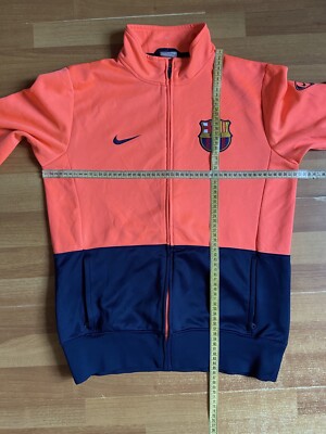 BARCELONA 2010 2011 FOOTBALL SOCCER ZIP TRACK JACKET NIKE 355036