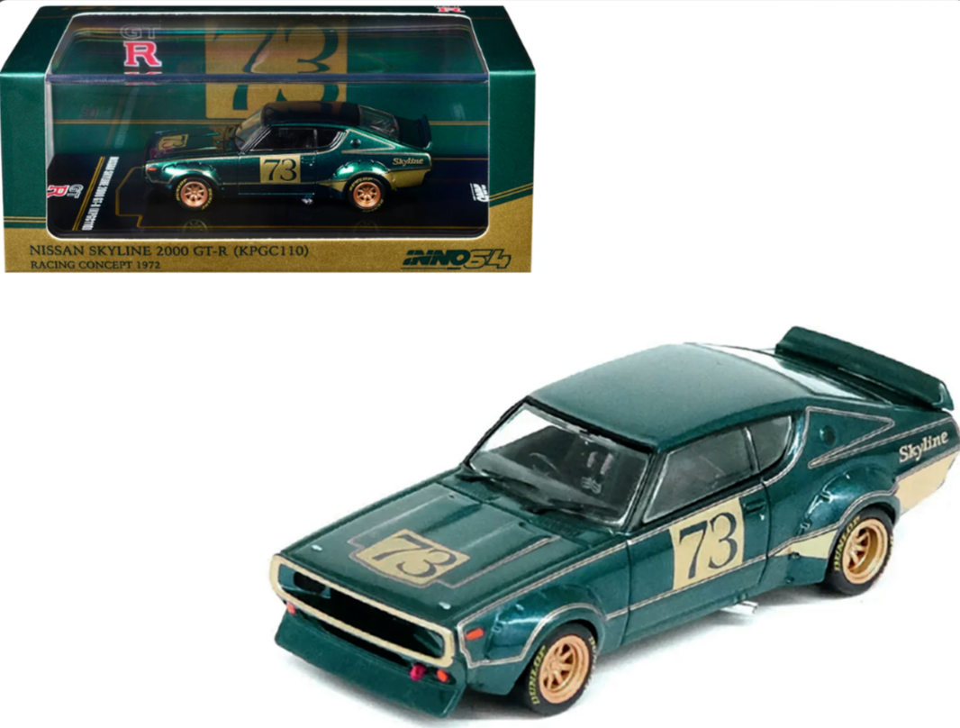 Inno64 1:64 Nissan Skyline 2000 GT-R (KPGC110) Diecast Car Inno64 1:64 Nissan Skyline 2000 GT-R (KPGC110) Diecast Car