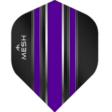 Mission Mesh Dart Flights - 100 Micron - UV Finish - No2 Standard - Purple