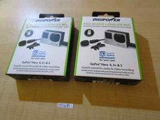 Lot of 2 Re-Fuel Pro Audio Wired Omni Directional Lavalier Microphone for GoPro