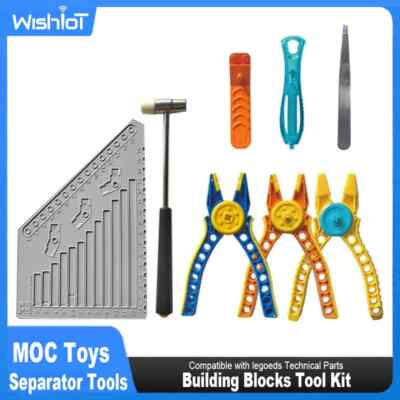 Building Blocks Brick Tool Kit For lagoeds Technical Parts Hammer Pliers Tweezer