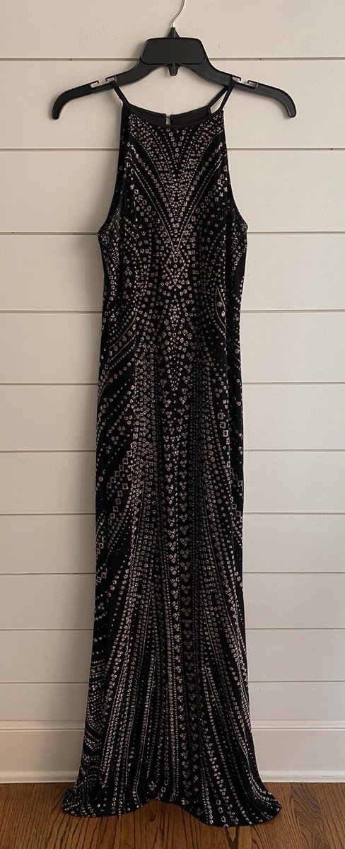 jump apparel gold dress Gold Night Spark Drape Dress main image 0