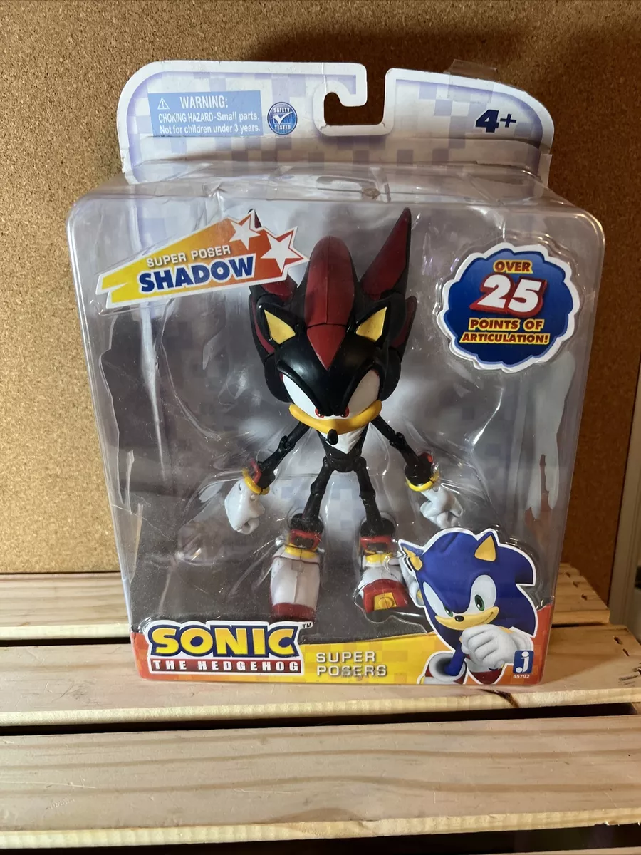 Super Poser Sonic the Hedgehog Action Figure com 25 pontos
