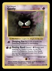 1999 Pokémon Base Set Shadowless GASTLY 50/102 LP