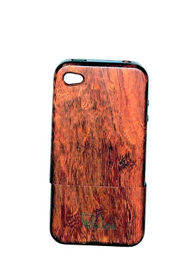Coque en bois pour apple iphone 4 - Photo 1/3