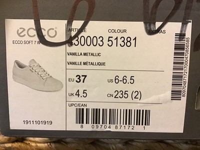 ecco vanilla metallic