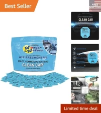 Professional Quality 250 Count Clean Car Wafer Air Fresheners for Vehicle Detail