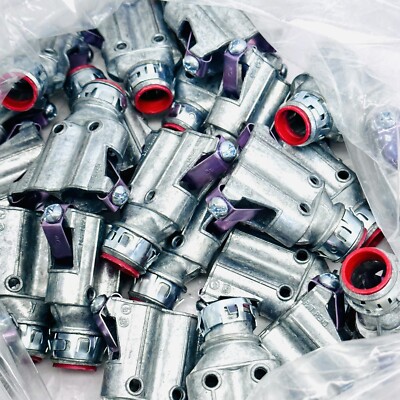 (LOT OF 24) 404010AST ARLINGTON DUPLEX CABLE CONNECTOR W/ INSULATED ...