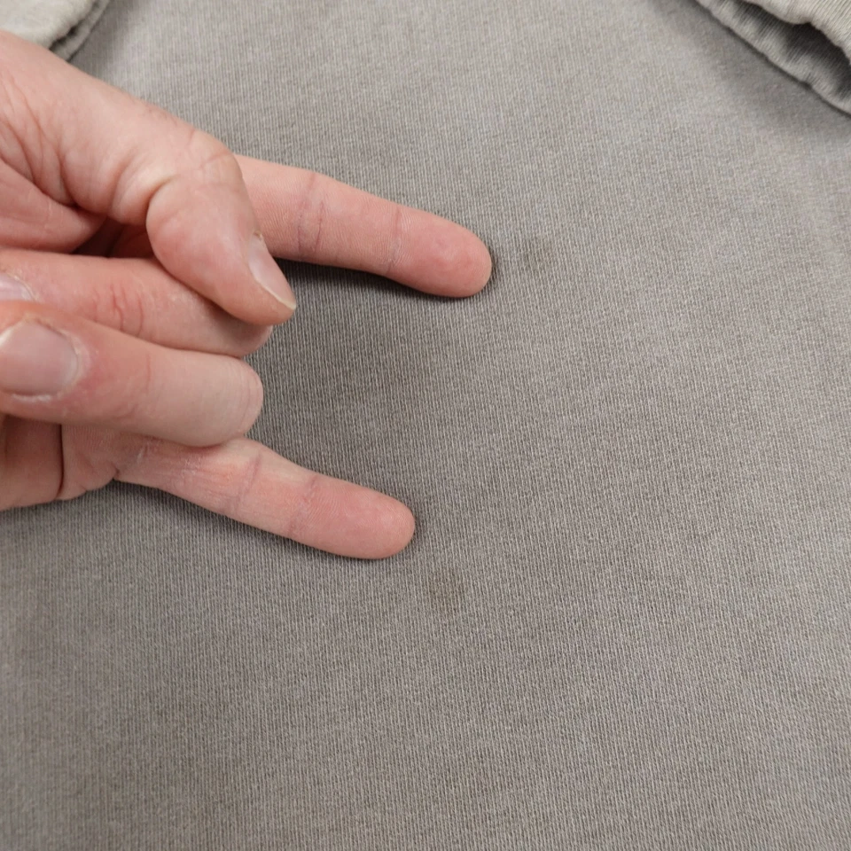 VTG Cabelas Sweater Mens XL Gray Pullover 1/4 Zip Mock Neck Sweatshirt Outdoor - Image 2 of 4