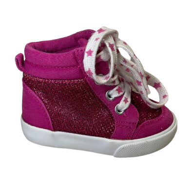 Gymboree Hi-Top Sneakers Toddler Baby Girl Size Shoes Pink