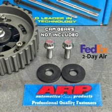 ARP Stainless Cam Gear Bolts and Black Washers for Honda Acura B Series LS B20