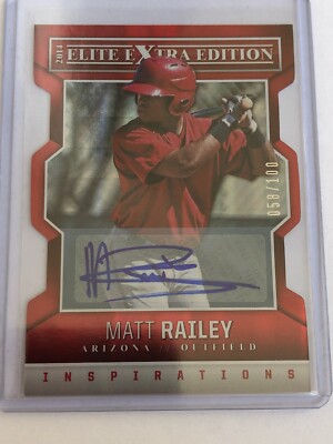 2014 Elite Extra Edition Matt Railey Die Cut Auto RC 58/100 Combined Shipping