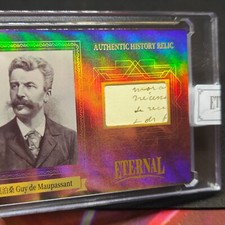 2024 Eternal Cuts Guy de Maupassant Authentic History Relic 33/99