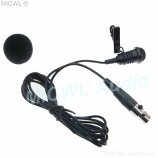 Tie Clip Lapel Lavalier Microphone for Shure Wireless mini XLR New generation