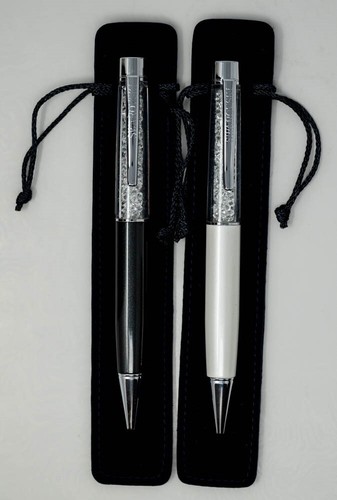 Swarovski Crystalline Ballpoint Pen Set Crystal Stardust DC-7145 - Picture 3 of 3