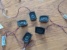 Qty 5 - Lenovo ThinkCentre Genuine Desktop Speaker w/ Cable - FRU 00XL215